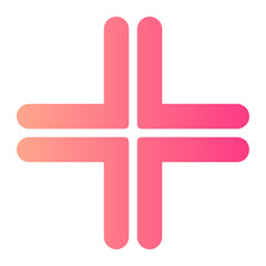 Obraz premium layout gradient icon