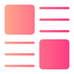 layout gradient icon
