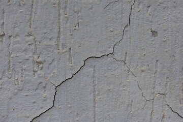 texture of cracked plastered wall