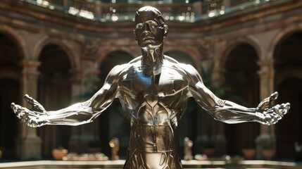 Fototapeta premium A statue that comes to life