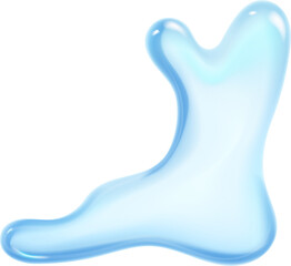 Fototapeta premium Realistic Water Blob