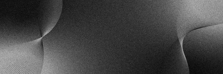 Features a monochrome abstract gradient backdrop with grainy texture and subtle geometric patterns suitable for banners and backgrounds