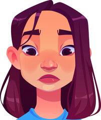 Sad Girl Face