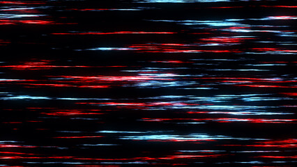 Glitch background. Abstract screen with noise effect. Failure television and monitor. Technical problem computer. Digital hacking. Warning bug lost connect, disconnection, hack. 3D rendering. © Liudmyla