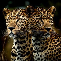 Obraz premium portrait jaguar in the jungle