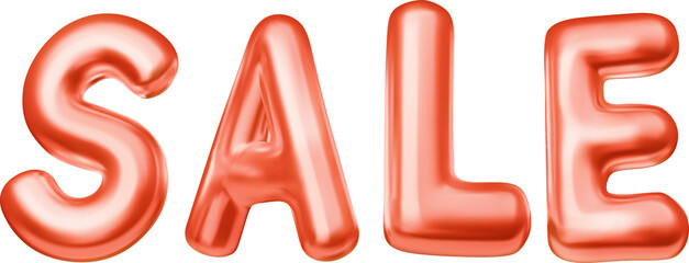 Red Sale Typography