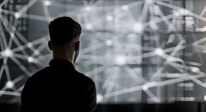 Managing a Virtual Global Logistics Network Interface: A Businessman's Role. Concept Virtual Logistics, Global Network, Businessman Role, Managing Interface, Supply Chain
