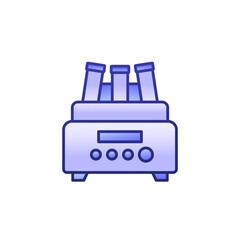 lab centrifuge machine icon with outline