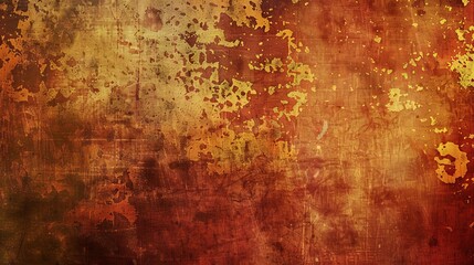 Fototapeta premium Grungy Background With Red and Yellow Paint