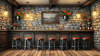 Cafe Restaurant Pub Bar Interior