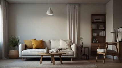 Fototapeta premium living room interior