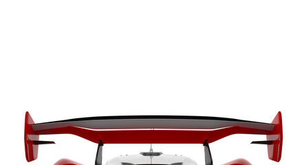 Modern Car part closeup isolated