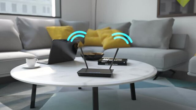 View of Graphics Card Assembly Line in Endless Automatic Production of Graphics Cards on a Factory Line Automated Graphics Card Manufacturing Process Gently Looping