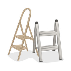 Illustration of ladder 