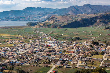 Aquitania, Boyaca - Colombia. April 14, 2024. The municipality has 16,087 inhabitants, being the...
