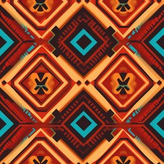 peruvian geometric textile pattern vector graphic