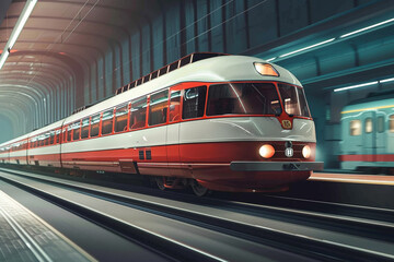 Fototapeta premium Train design