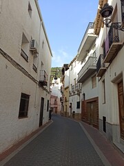 narrow street in the old town