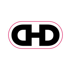 Fototapeta premium DHD brand monogram