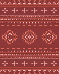 Navajo aztec southwest geometric seamless pattern fabric colorful design for textile printing