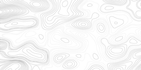 Topographic map contour background.  Geographic World Topography map grid abstract vector illustration. Topo map with elevation. Contour map vector. 