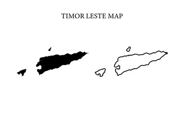 Timor Leste region map