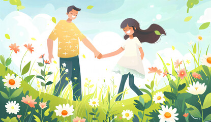 Crafting a Vector Illustration Masterpiece. Capturing the Essence of a Summer Day
