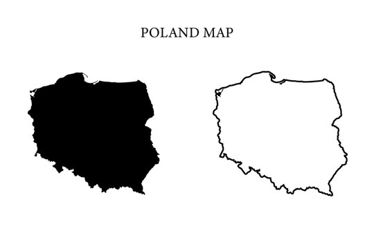 Fototapeta Poland region map