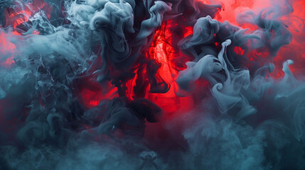 mysterious abstract smokey backgrounds with red bold contrasts, featuring abstract smokey backgrounds