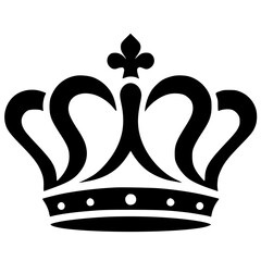 The crown logo silhouette is simple and beautiful