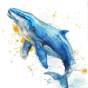 Transparent background balaenoptera musculus sea animal PNG