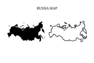Russia region map