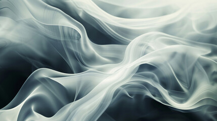 Obraz premium serene abstract smokey backgrounds with white deep tones, featuring abstract smokey backgrounds