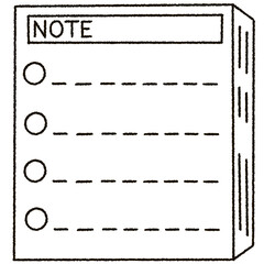 Sticker note doodle.