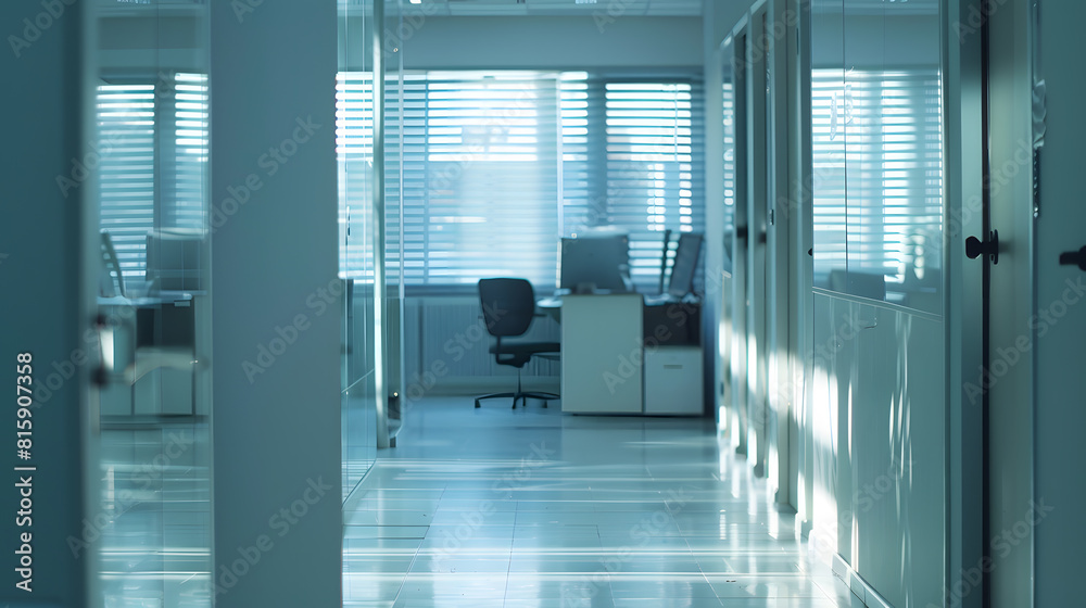 Aufkleber it must be the weekend shot of an empty office : generative ai
