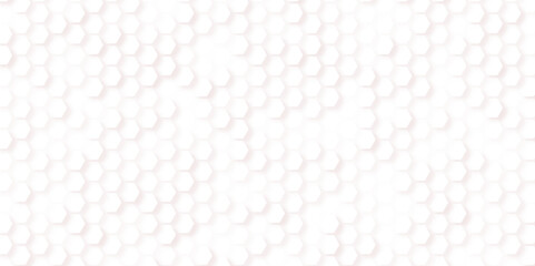Hexagonal abstract background vector illustration. White hexagon image