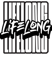 Obraz premium Lifelong Typography Design for Streetwear Brand