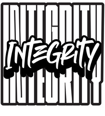 Integrity Typography Design for Streetwear Brand