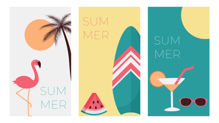 Obraz premium summer postcards