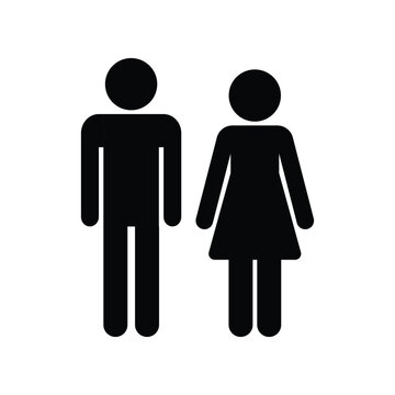 recommend clip art: man and woman icon husband and wife family couple symbol