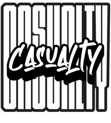 Casualty Typography Design for Streetwear Brand