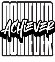 Achiever Typography Design for Streetwear Brand
