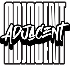 Adjacent Typography Design for Streetwear Brand