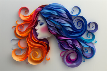 Women's fashion concept in minimalist style.