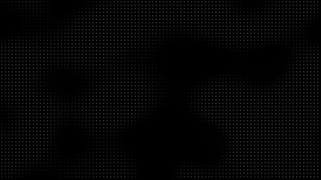 Animated abstract technology dark background. glowing random dots and grid. data, hi-tech concept. virtual space