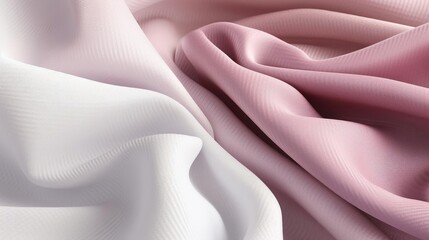 textured fabric flat design side view fashion theme 3D render Monochromatic Color Scheme