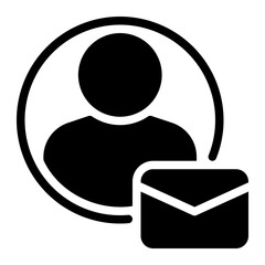 email glyph icon