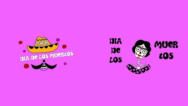 Dia De Los Muertos Mexican Celebration Title