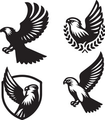 falcon vector ilastration