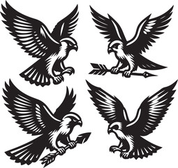 Fototapeta premium falcon vector ilastration